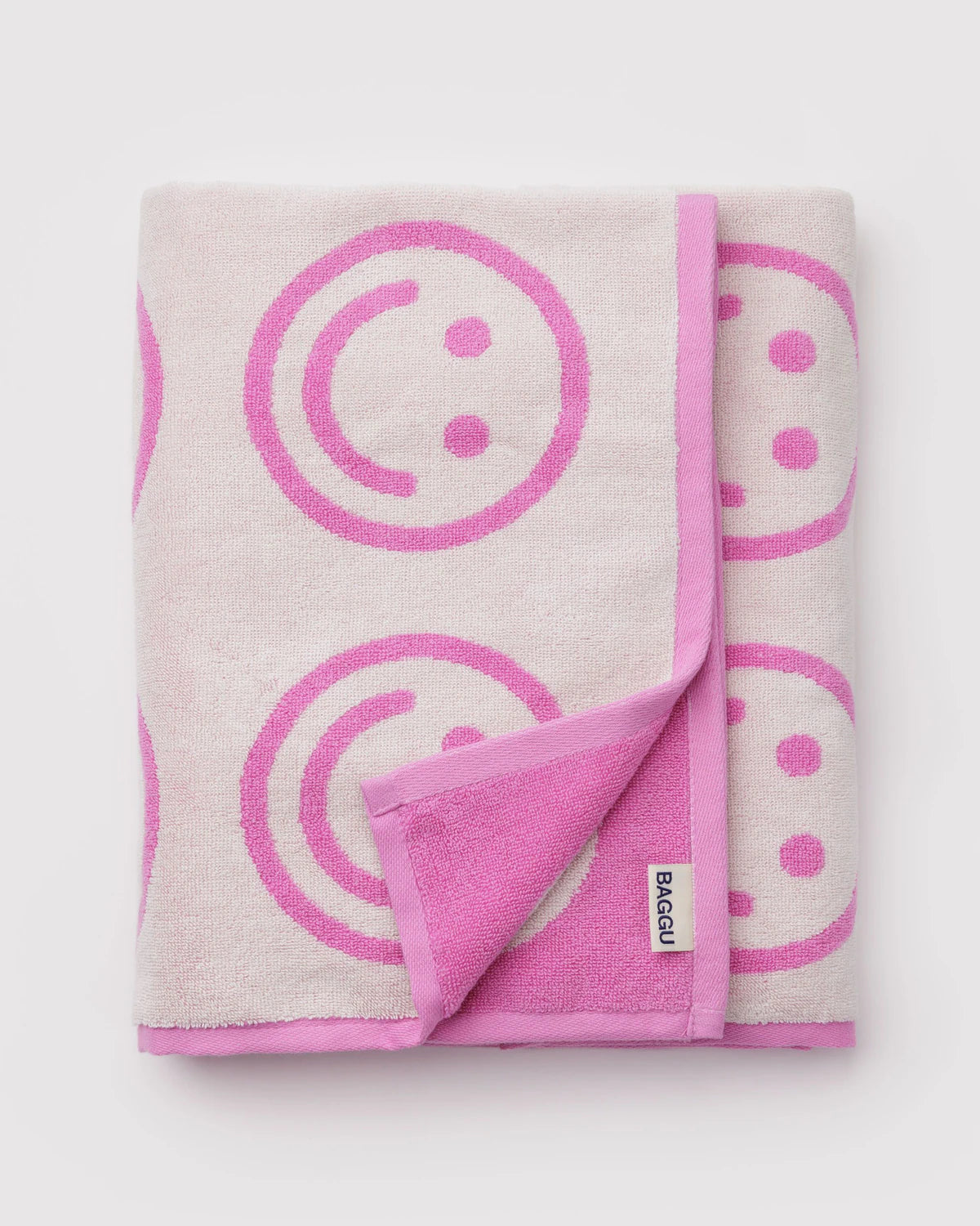 BAGGU - Bath Towel - Happy Pink