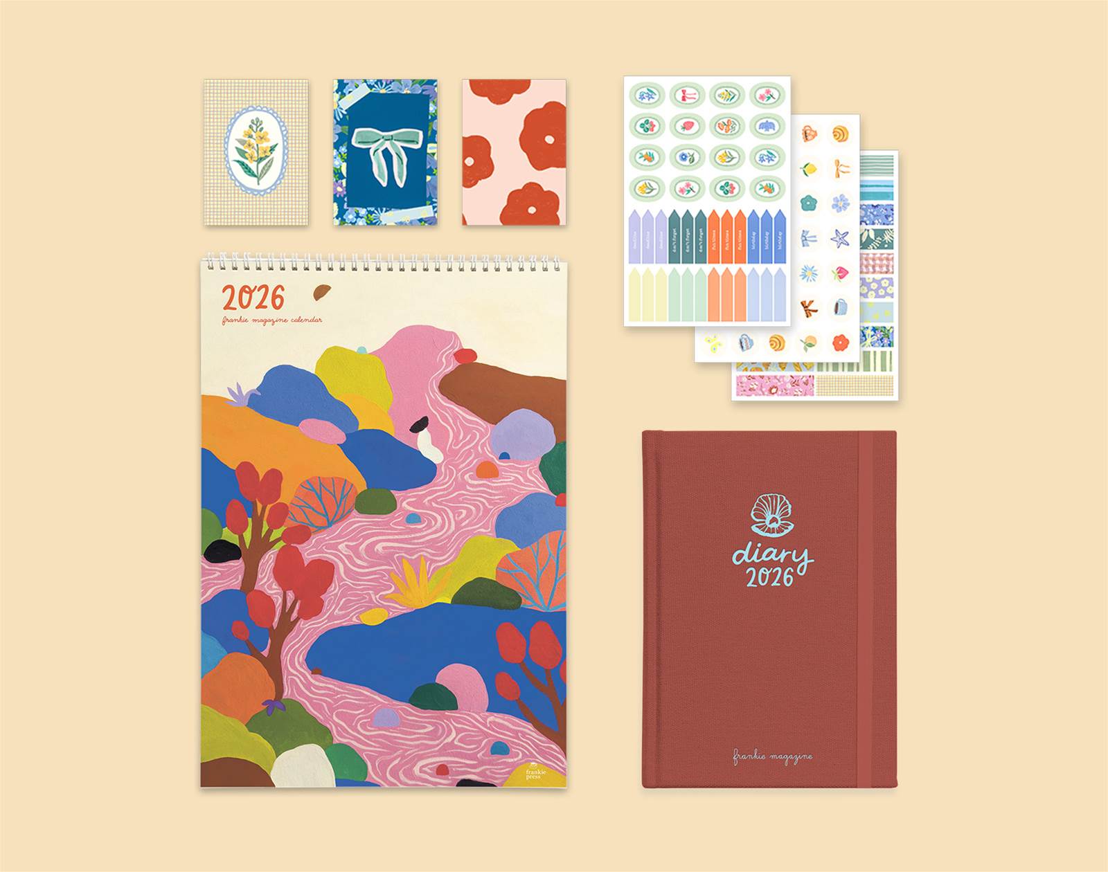 FRANKIE MAGAZINE - frankie 2026 Diary and Calendar Bundle