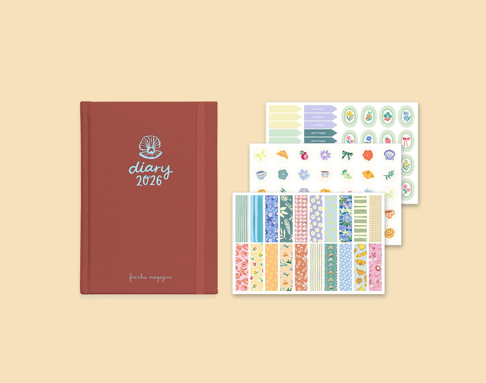 FRANKIE MAGAZINE - frankie 2026 Diary and Calendar Bundle