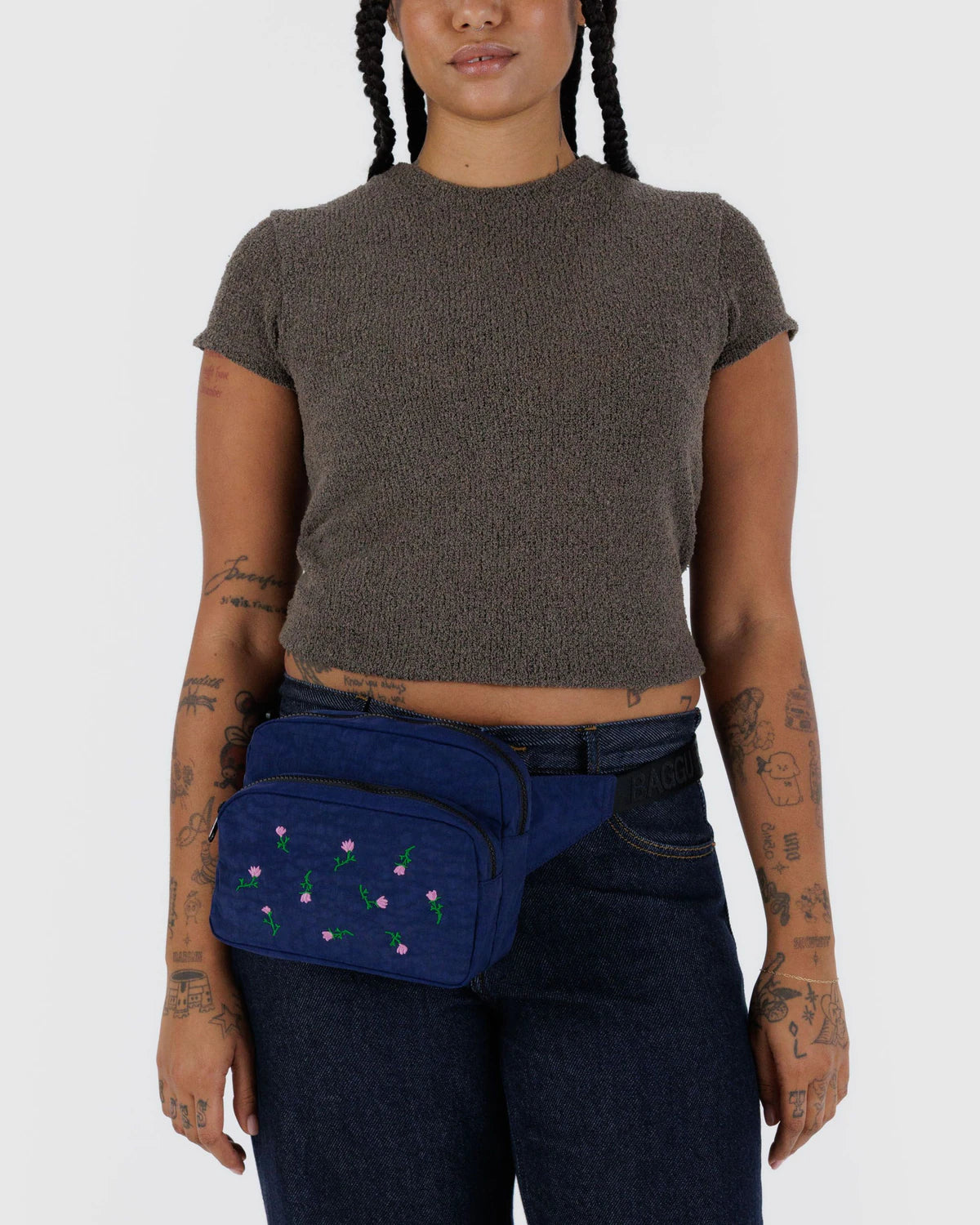 BAGGU - Fanny Pack - Embroidered Wildflower