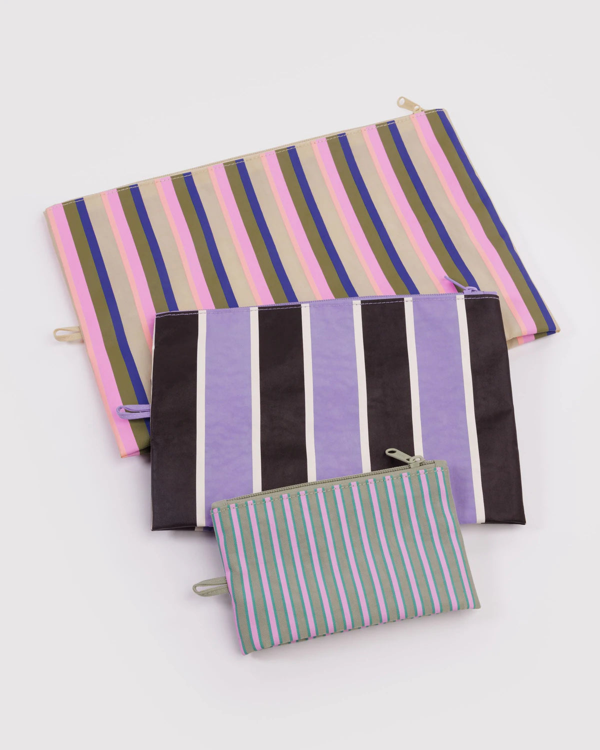 BAGGU - Go Pouch Set Candy Shop Stripes