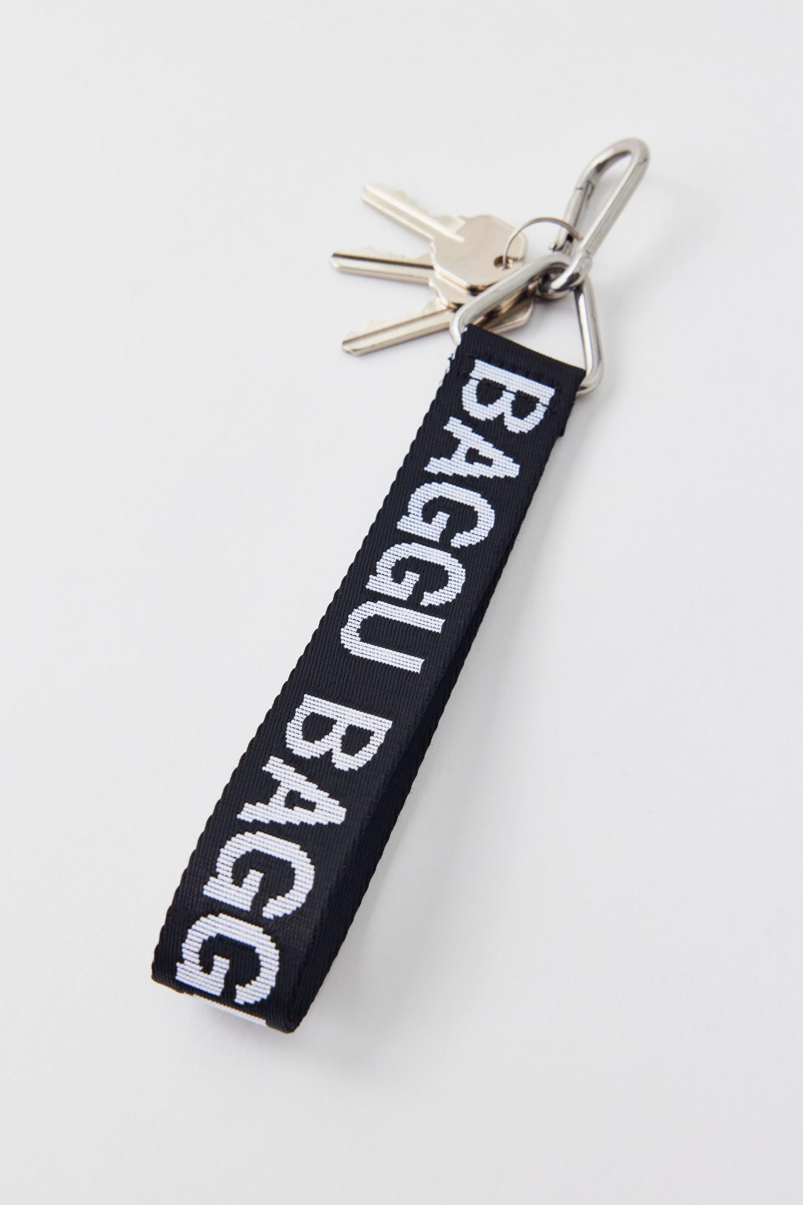 BAGGU - Logo Keychain - Black and White