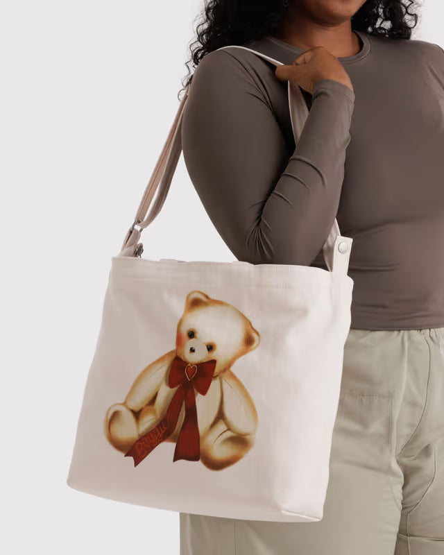 BAGGU - Horizontal Zip Duck Bag - Teddy Bear