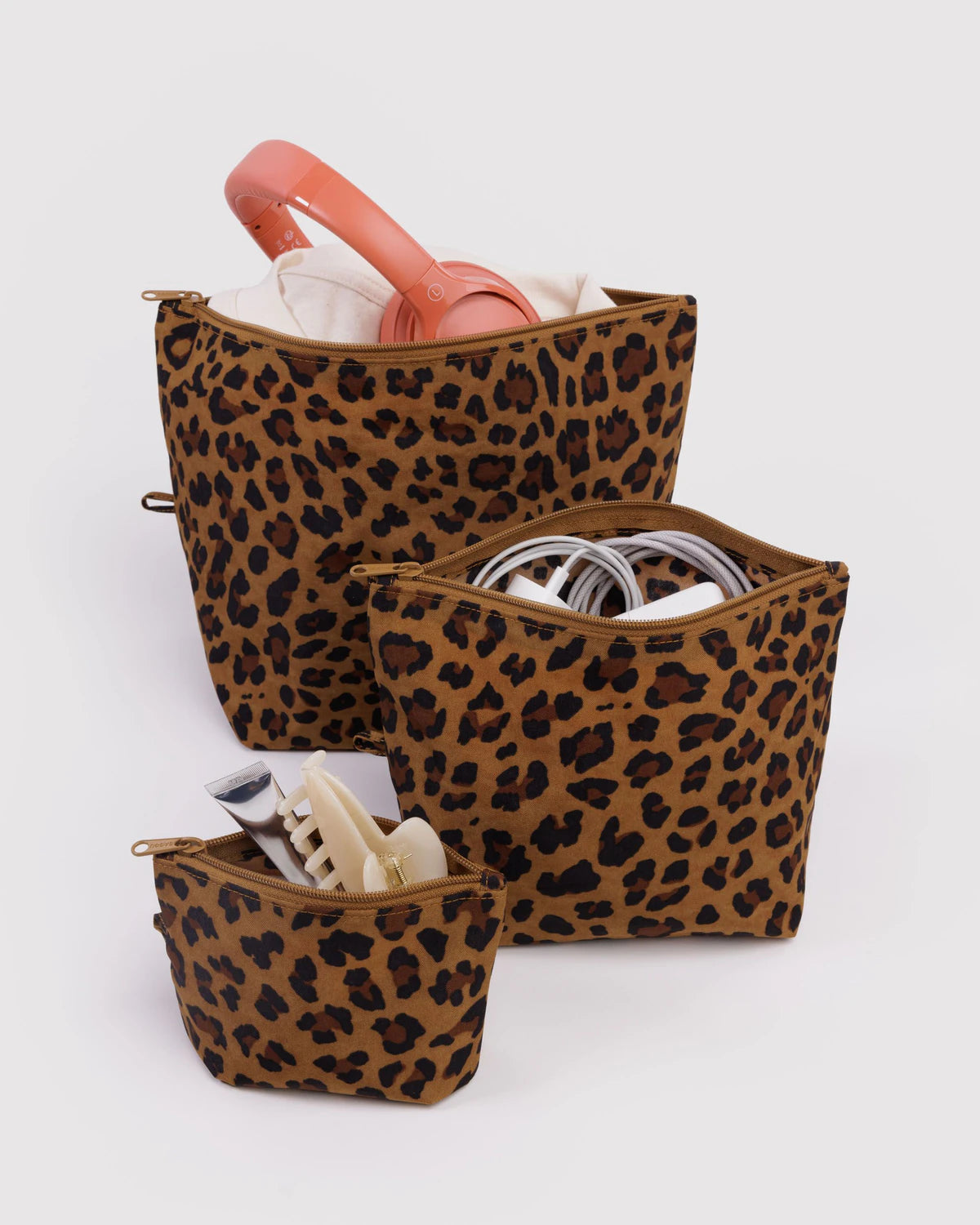 BAGGU - Go Pouch Set Leopard