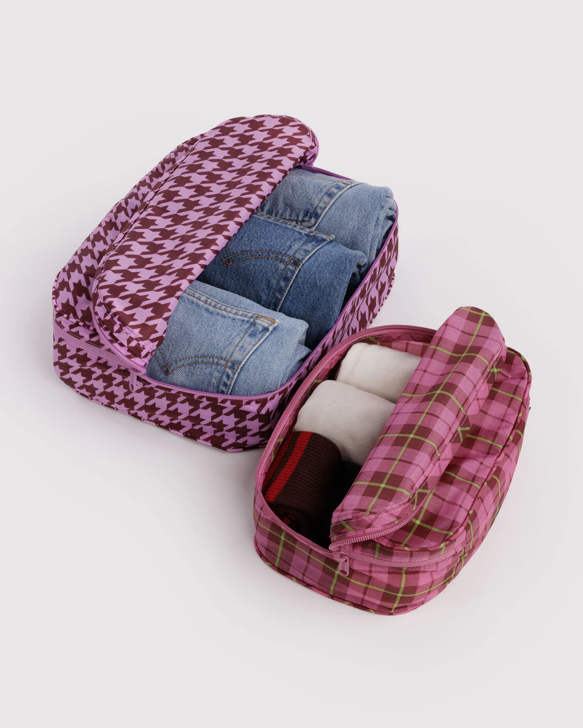 BAGGU - Packing Cube Set Check Mix