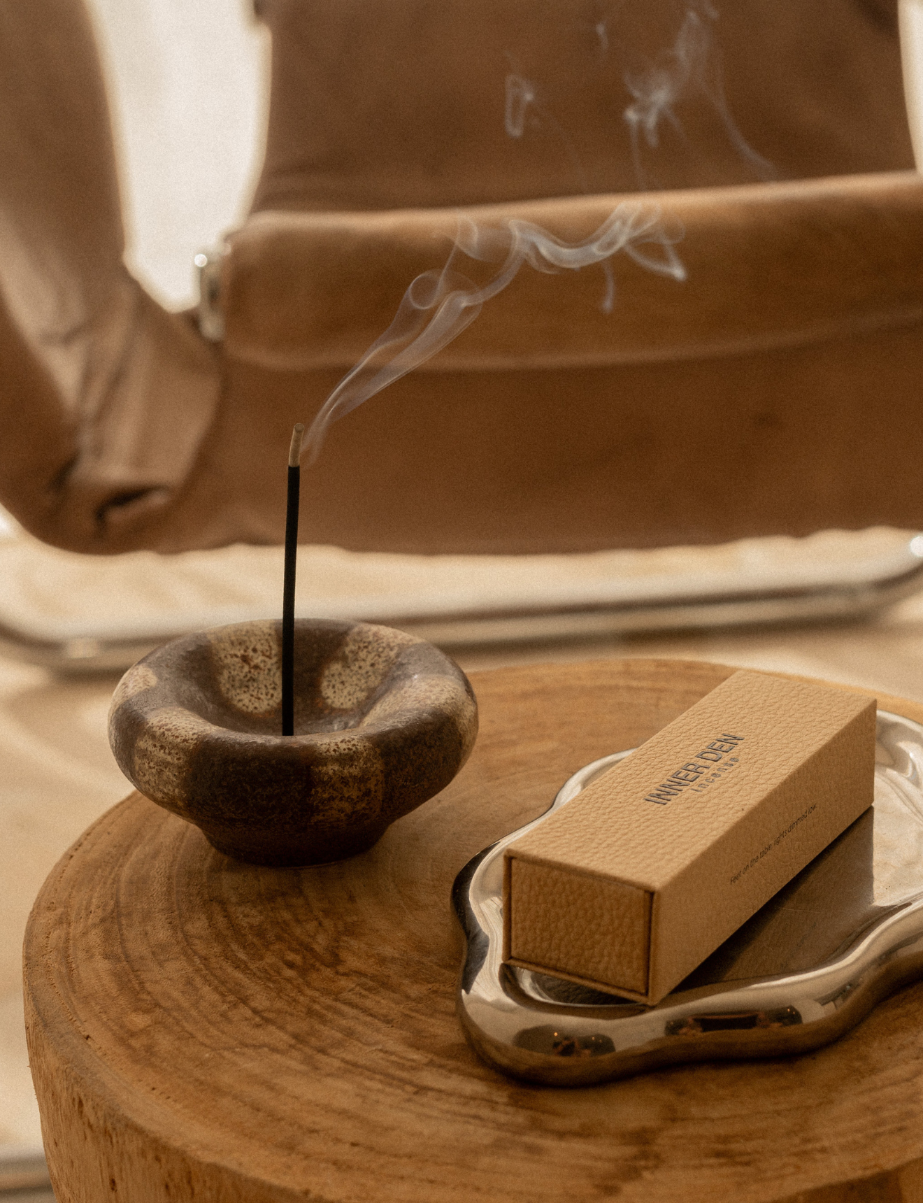 Gentle Habits - The Vessel Incense Holder - Chocolate