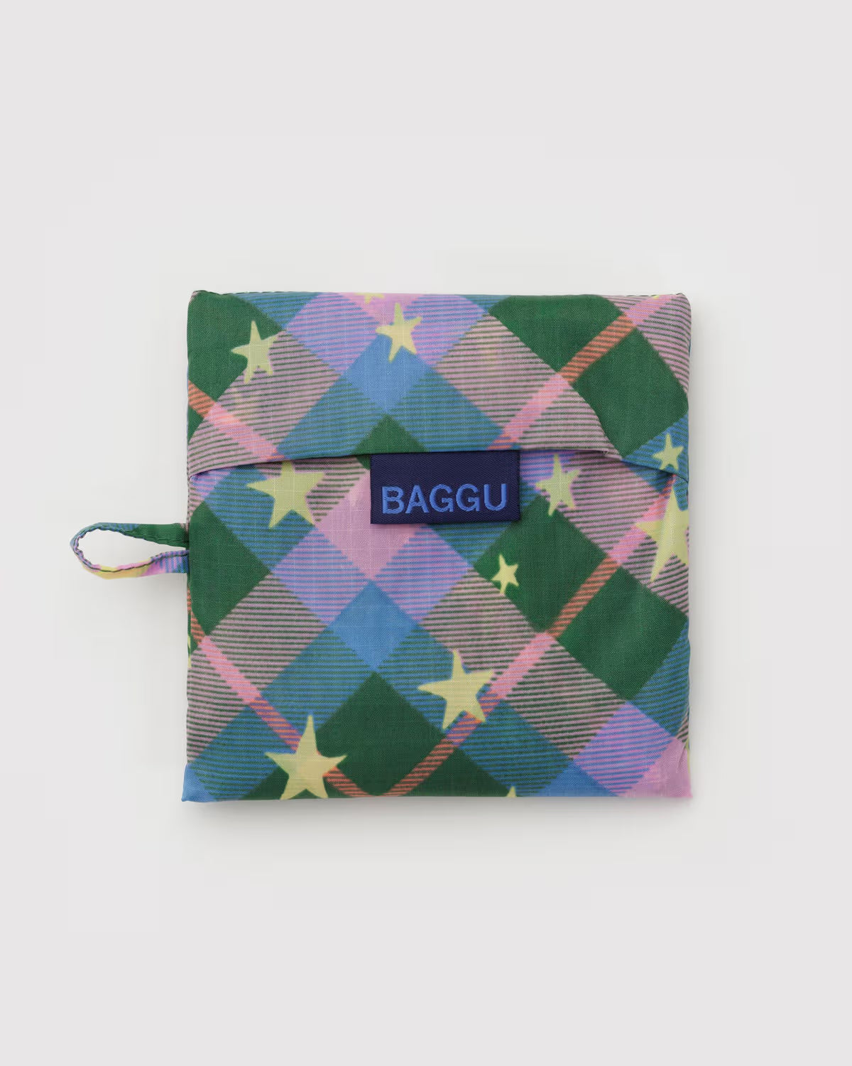 BAGGU - Standard Bag - Green Star Plaid