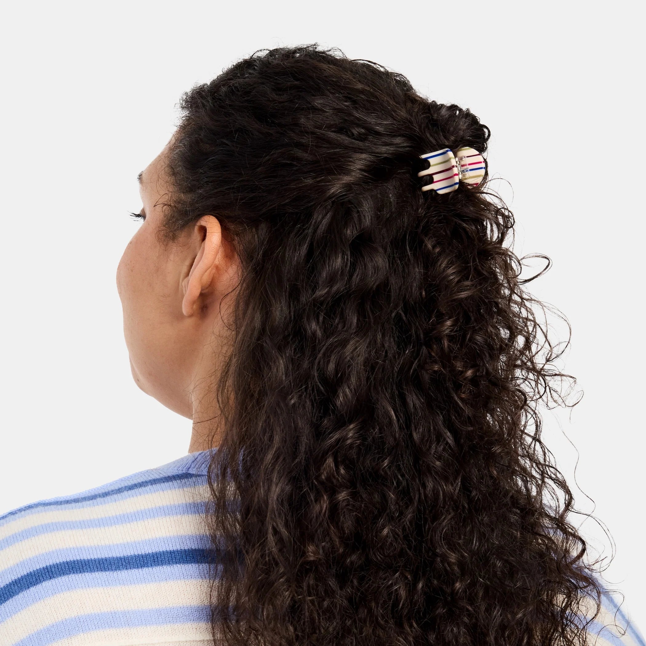 CHUNKS - Mini Claw in Vanilla Stripe