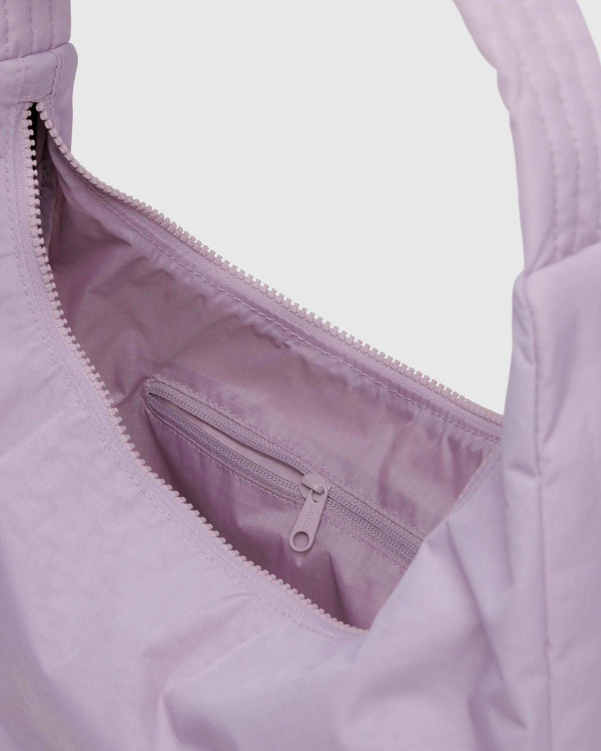 BAGGU - Nylon shoulder bag - Dusty Pink