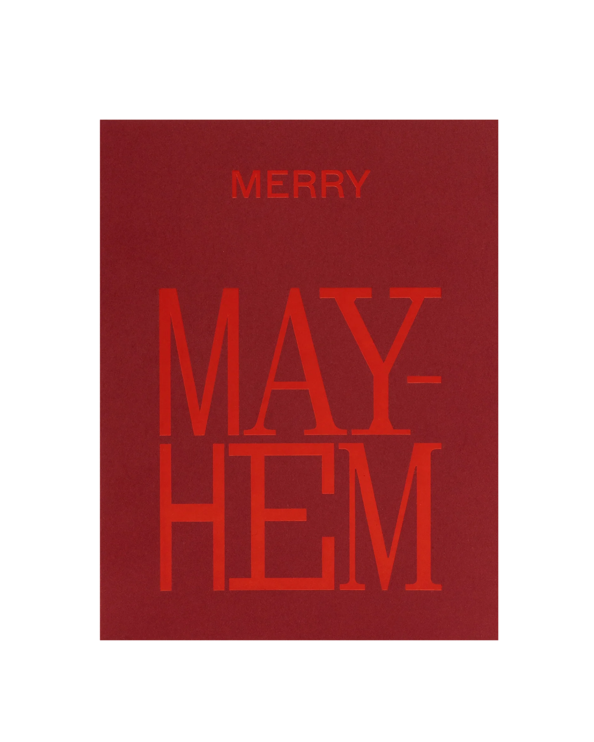 Short Talk Greeting Card | MAY-HEM