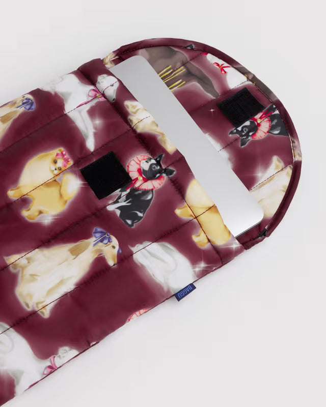 BAGGU - Puffy Laptop Sleeve 13"/14" - Fancy Dogs