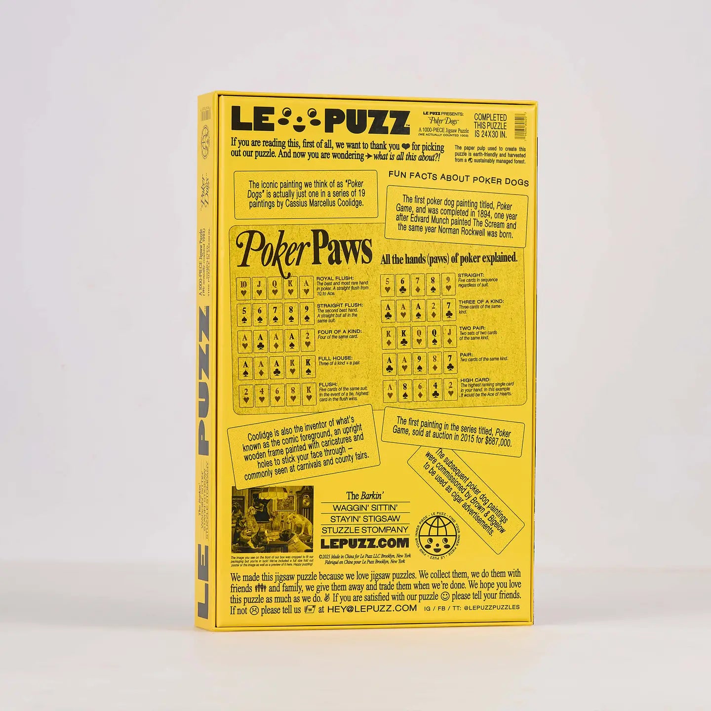 LE PUZZ - Poker Dogs