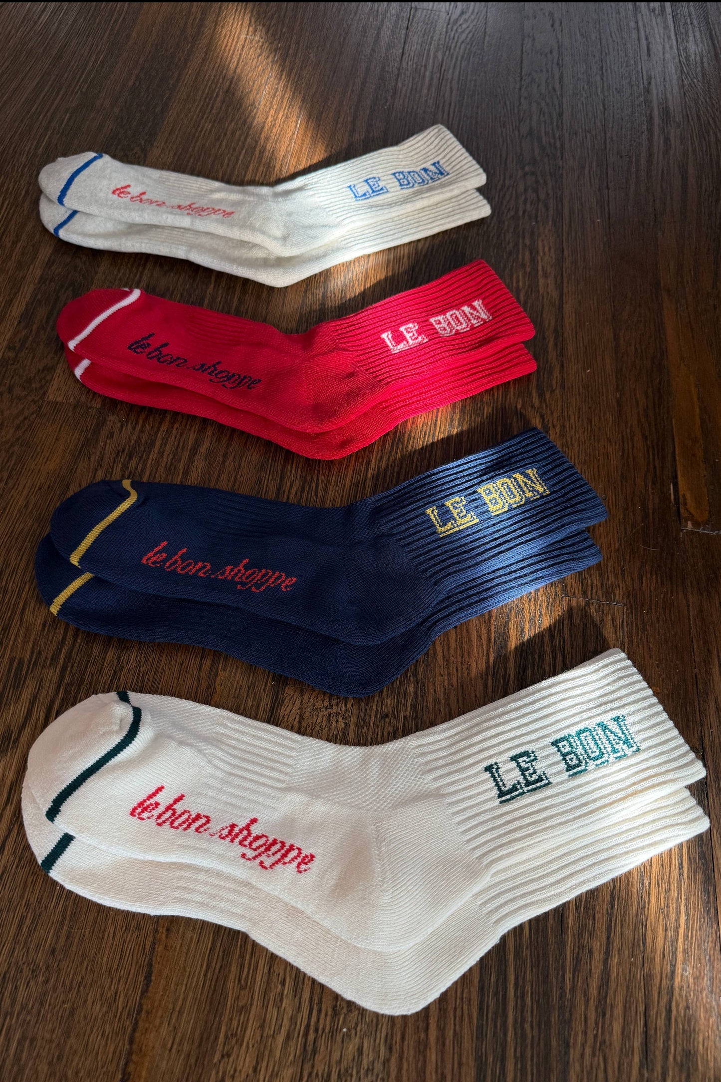 LE BON SHOPPE - Preppy Socks - Ice/Blue