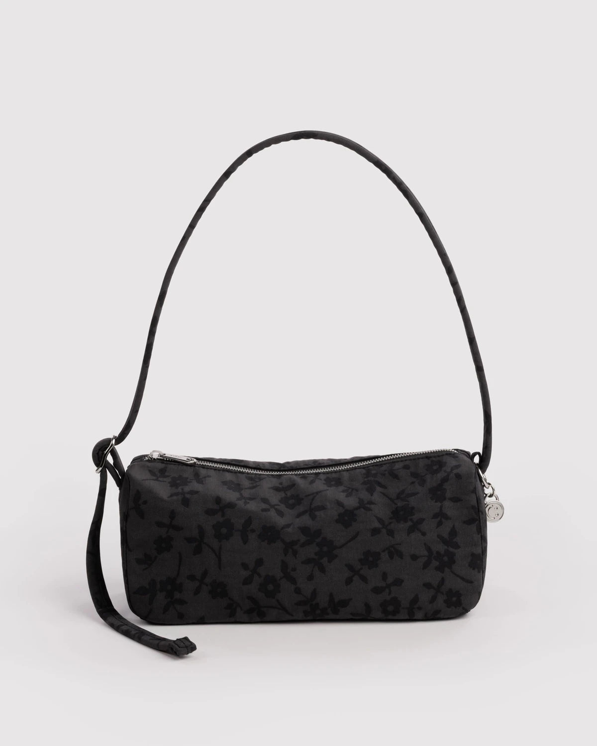 BAGGU - Nylon Loaf Bag Charcoal Ditsy Floral