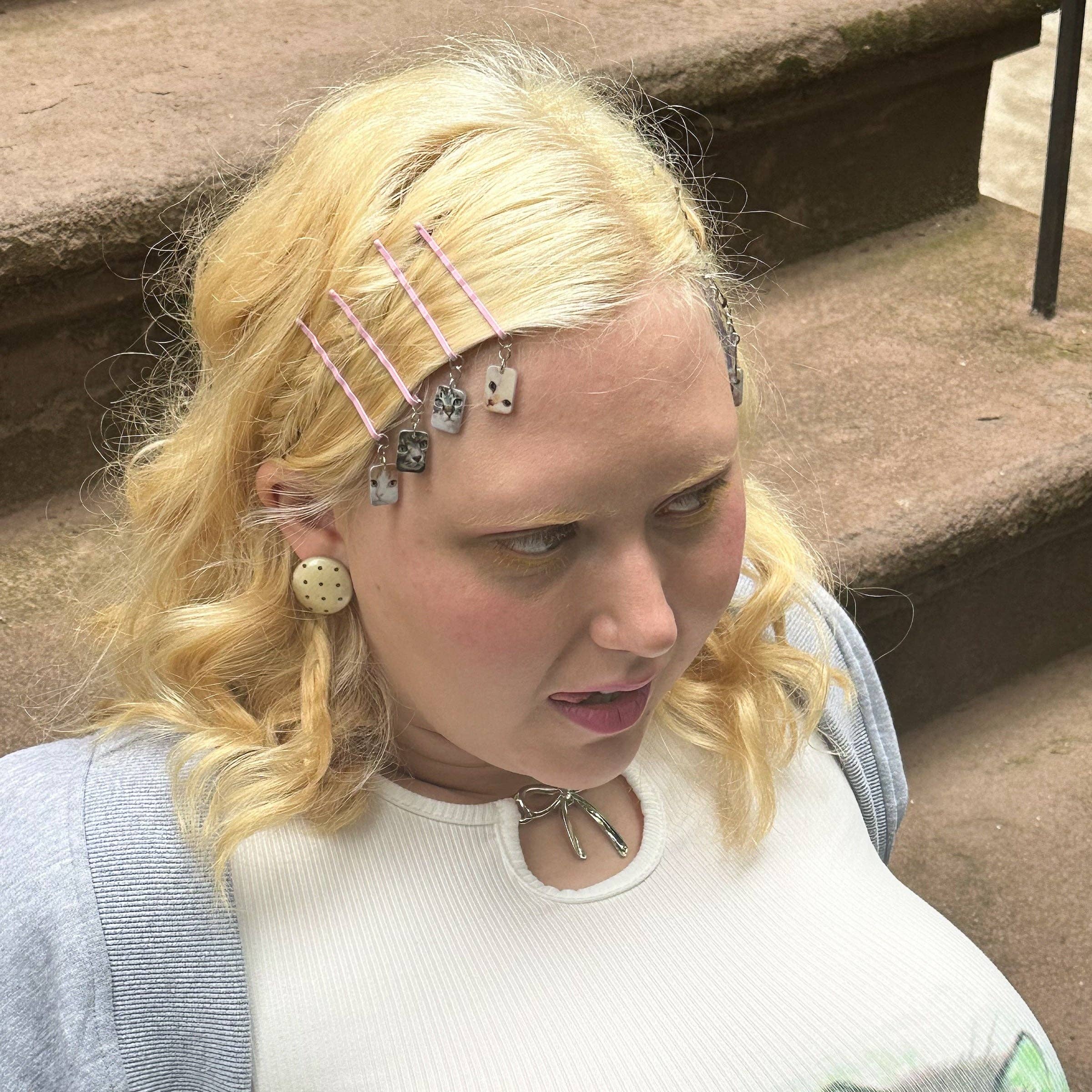 CHUNKS - Kitty Bobby Pins