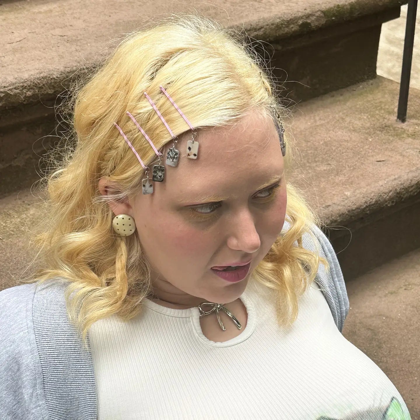 CHUNKS- Kitty Bobby Pins