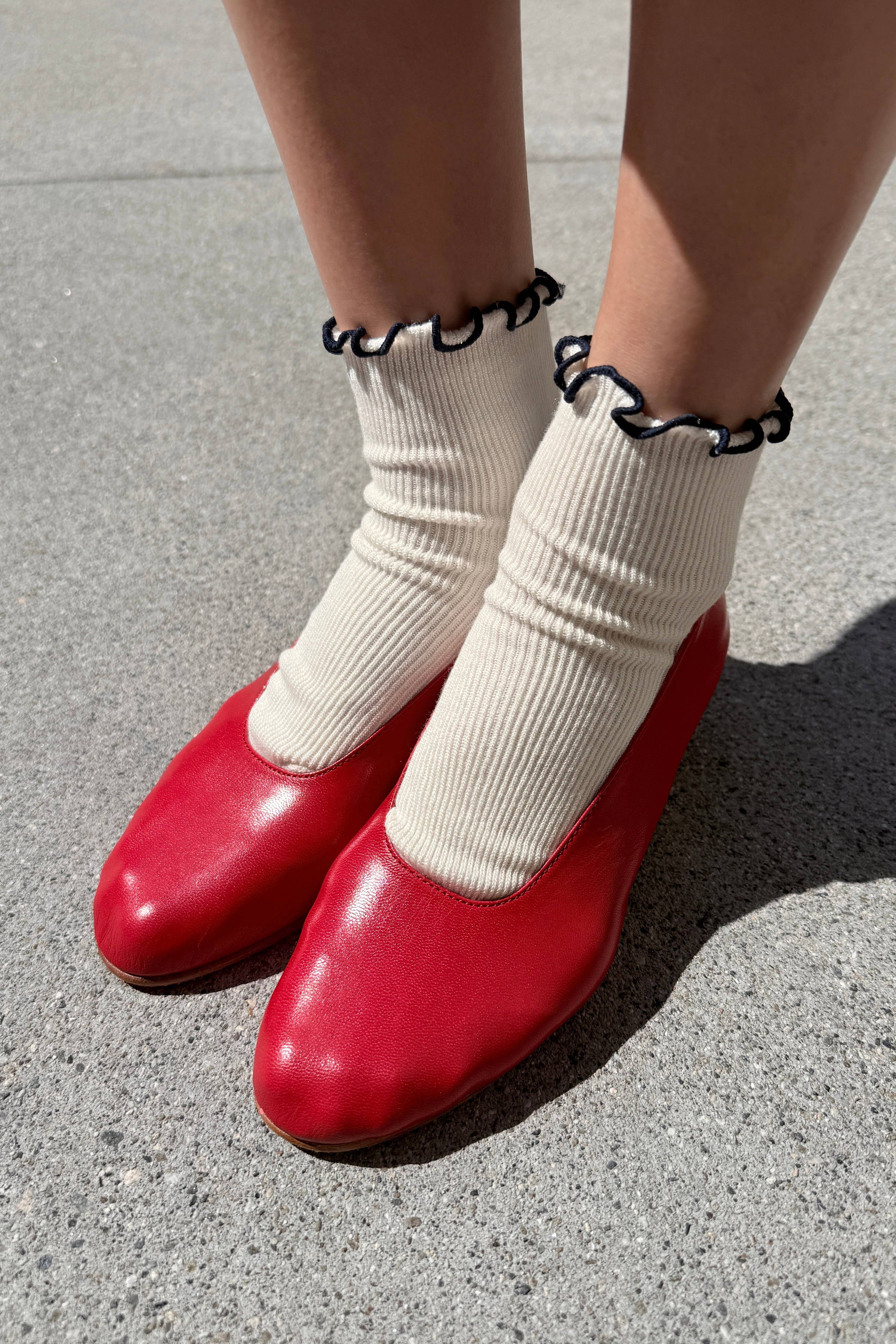 Le Bon Shoppe - The Petite Ruffled Modal Socks