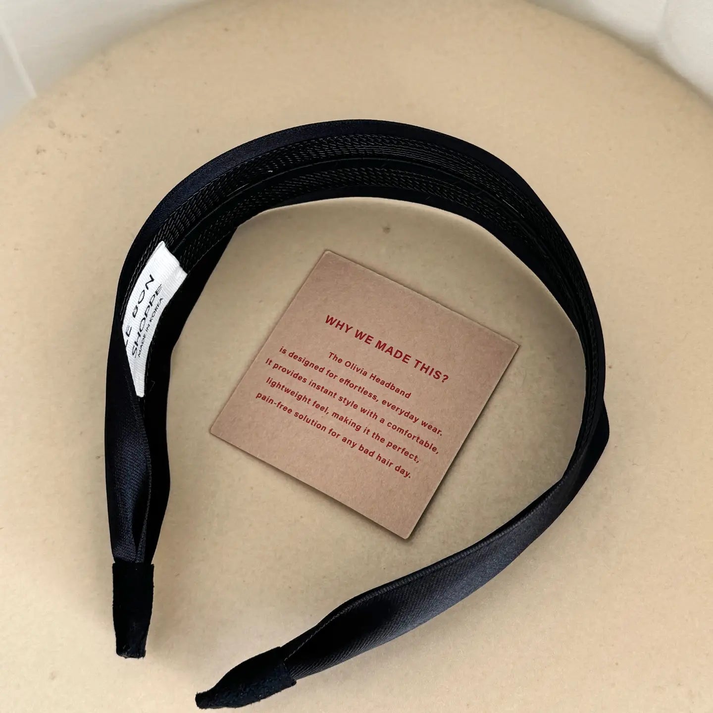 LE BON SHOPPE - Olivia Headband - Ebony