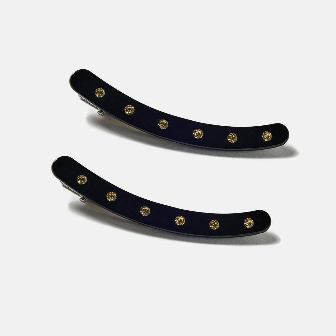 CHUNKS - Allie Clip in Large Black