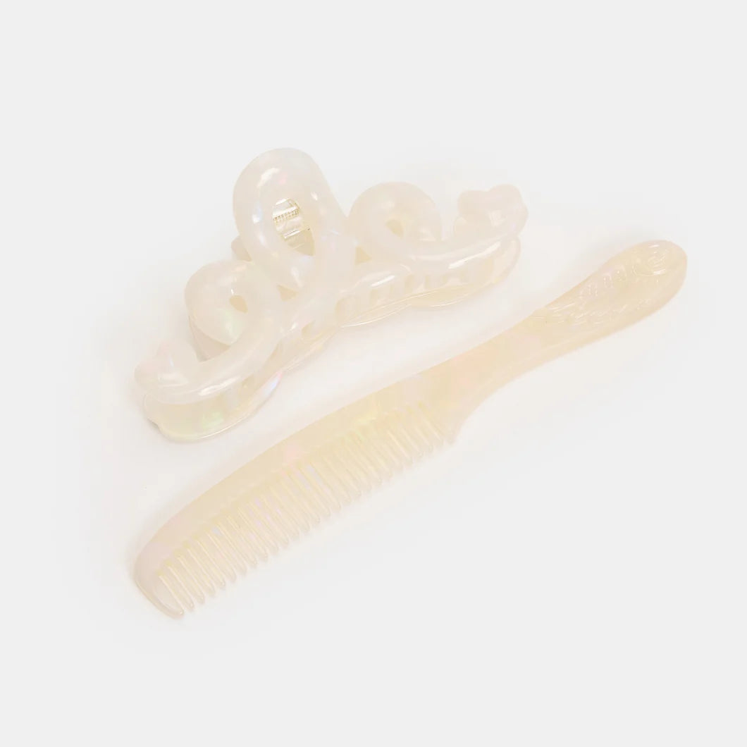 CHUNKS - Claw & Comb Gift Set in Angel