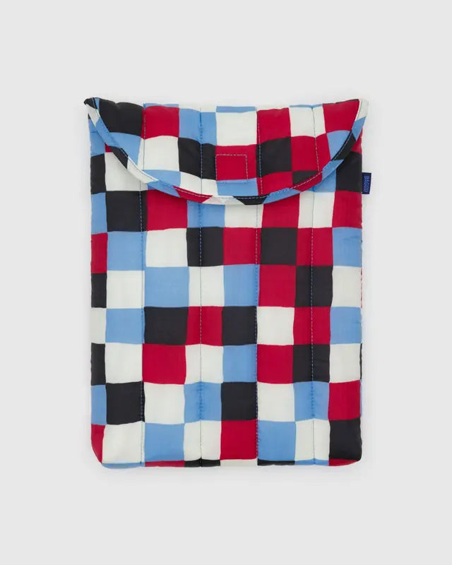 BAGGU - Puffy Laptop Sleeve 13"/14" - Painted Check