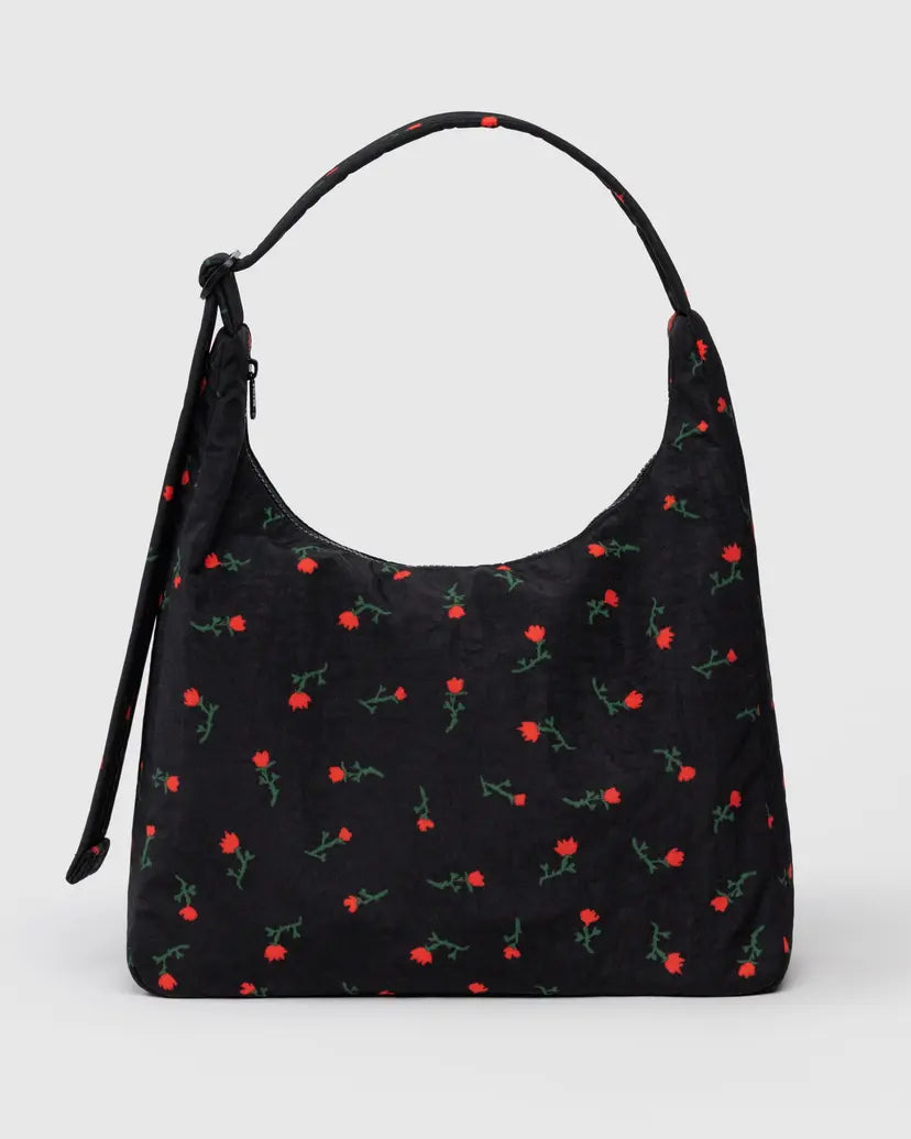 BAGGU - Nylon shoulder bag - Painted Wildflower