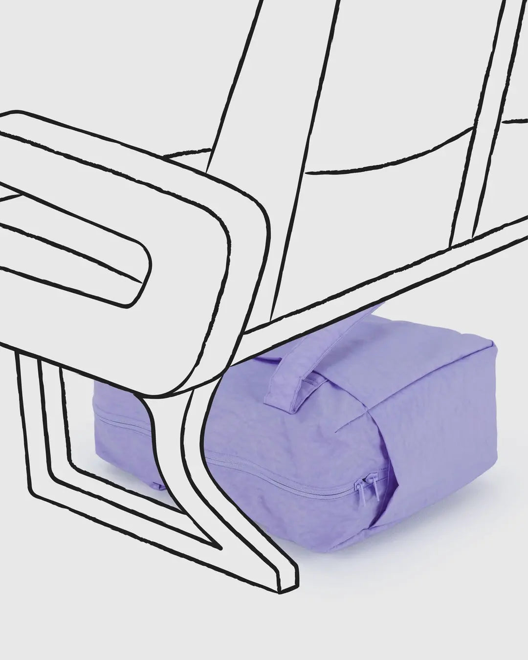 BAGGU Small Cloud Carry On - Wisteria