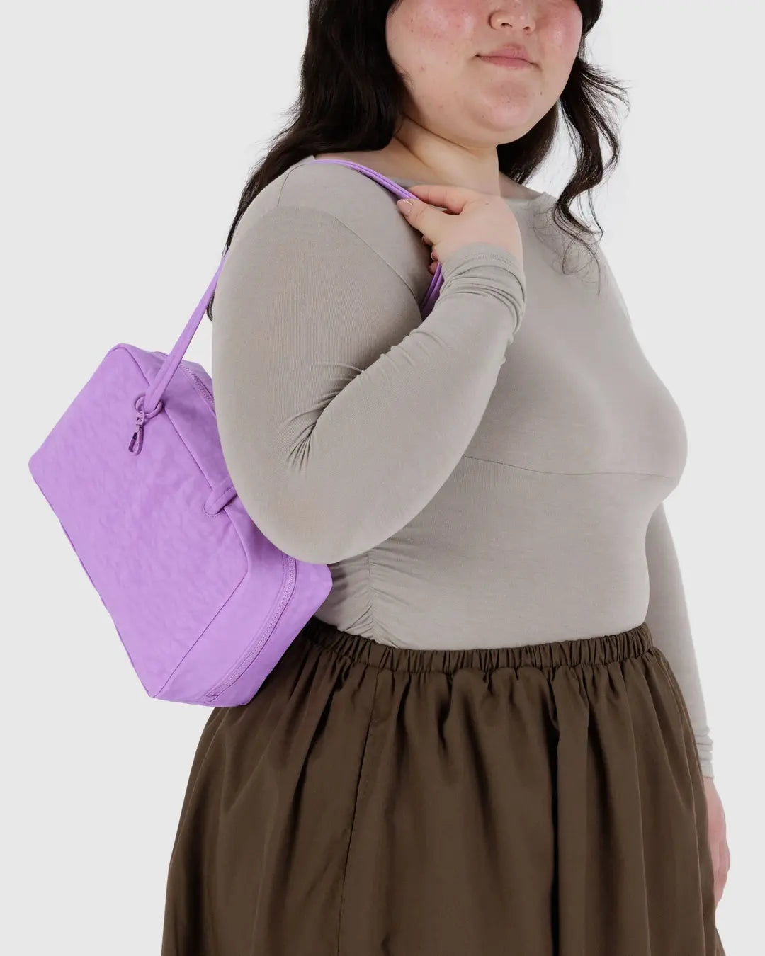 BAGGU - Nylon Bowler Bag - Rose