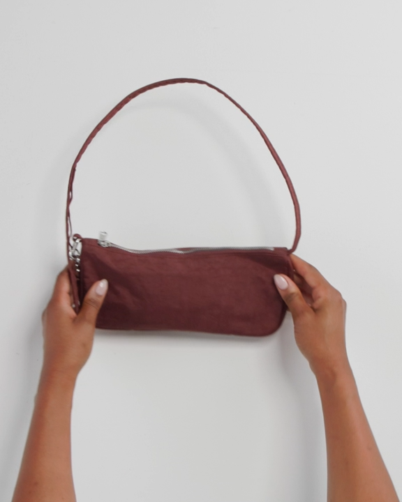 BAGGU - Nylon Pochette - Mahogany