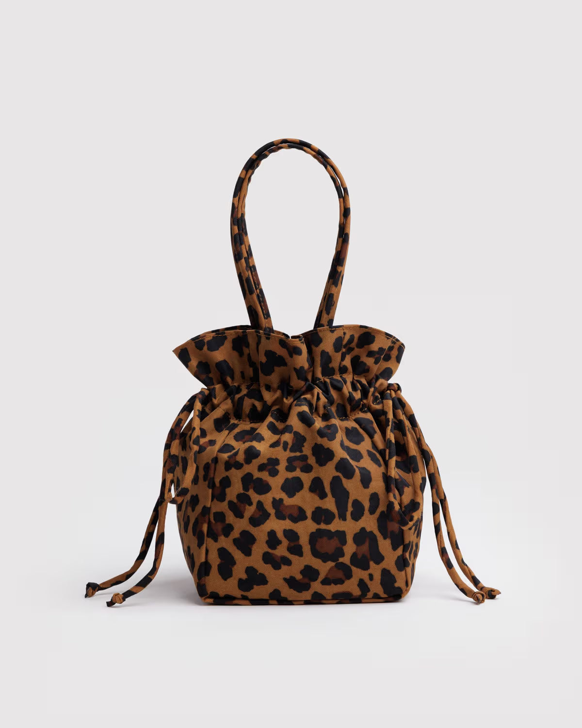 BAGGU - Nylon Drawstring Bag - Leopard