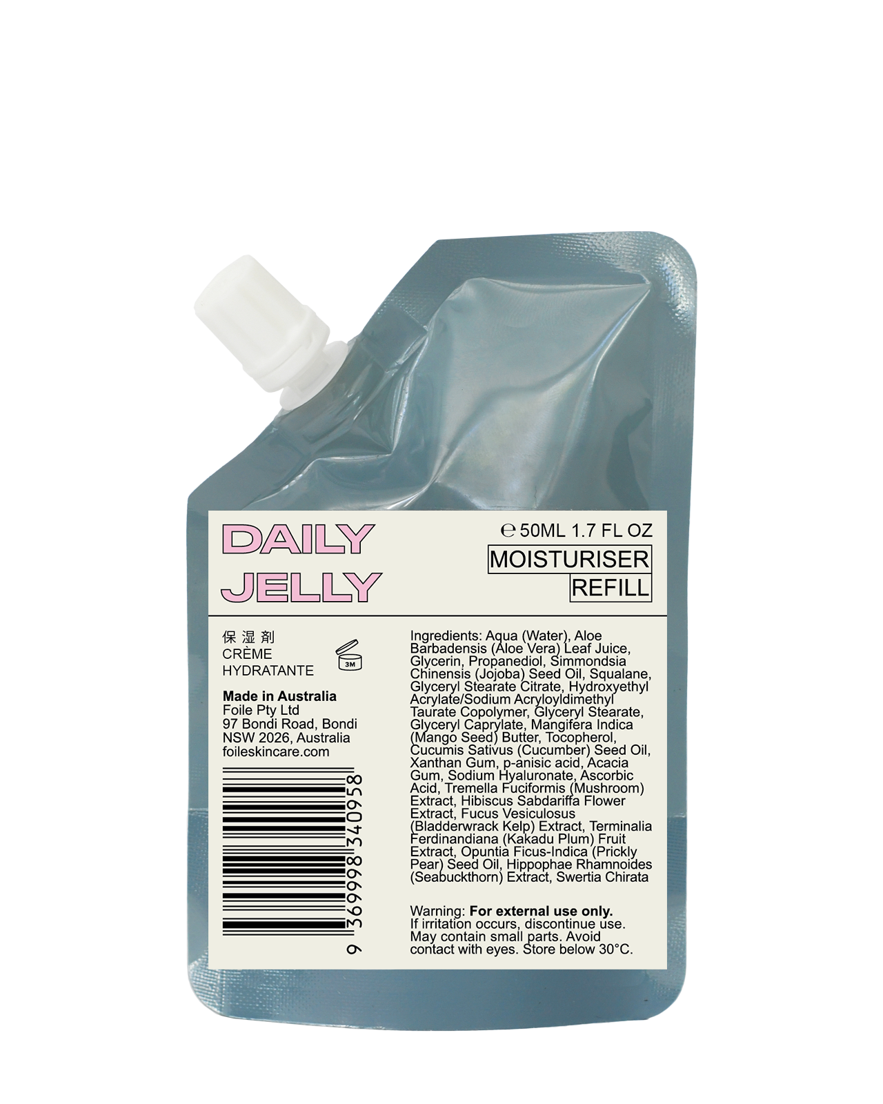Foile - Daily Jelly Moisturiser