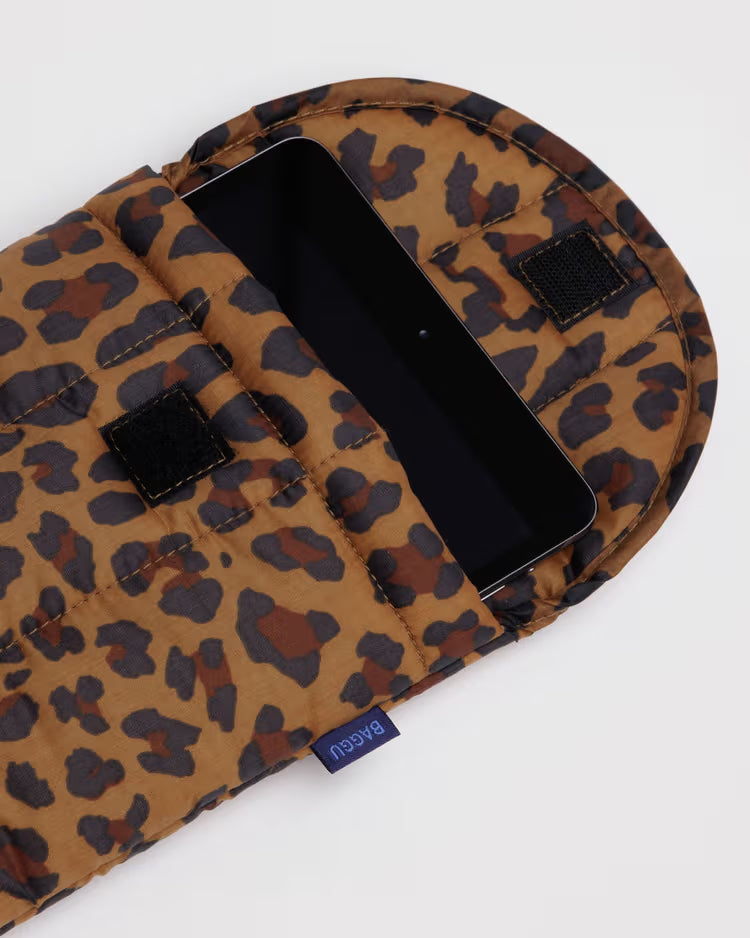 BAGGU - Puffy Tablet Sleeve -Leopard