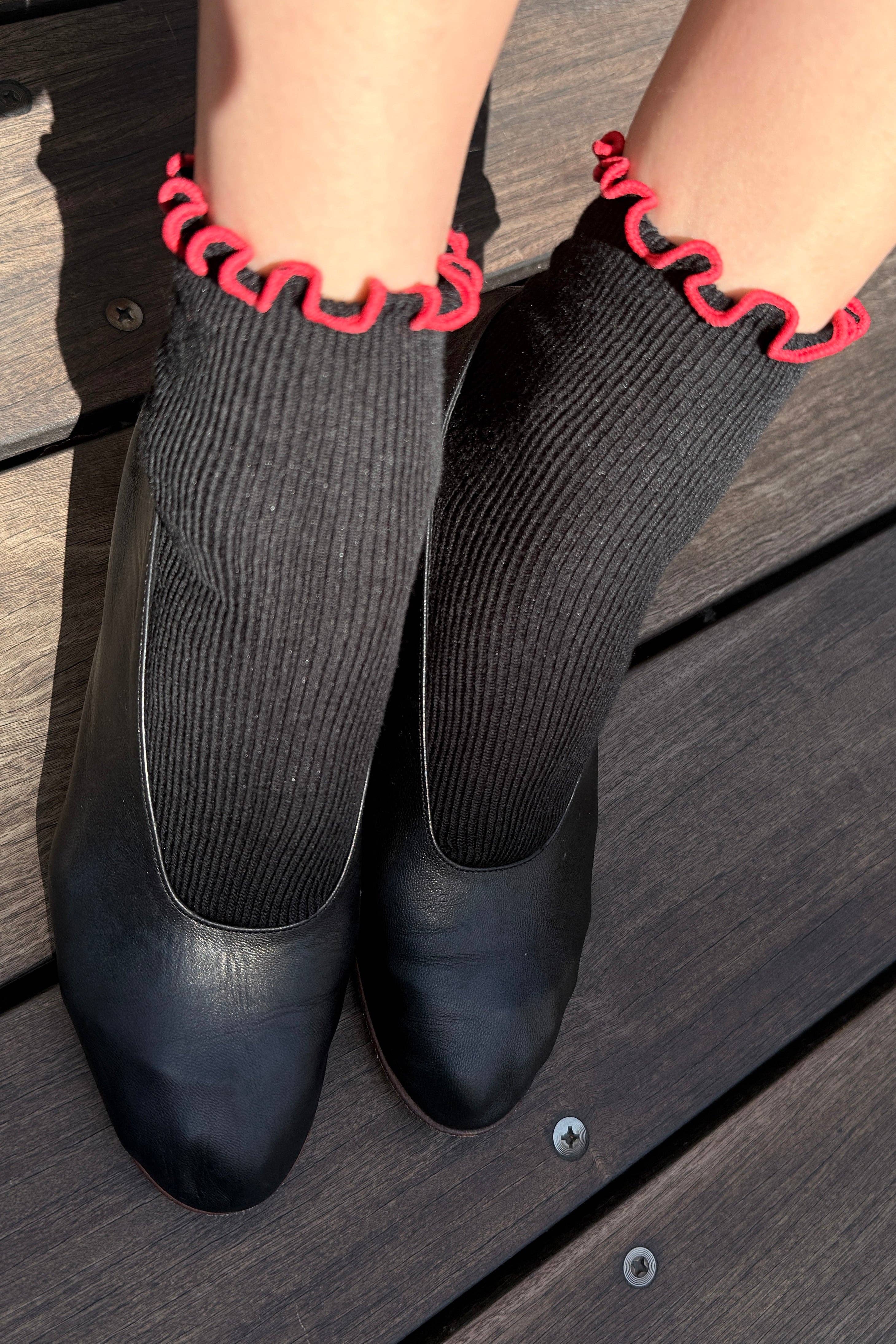 Le Bon Shoppe - The Petite Ruffled Modal Socks