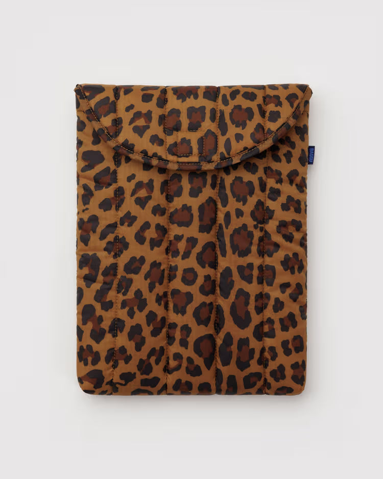 BAGGU - Puffy Laptop Sleeve 13"/14" - Leopard