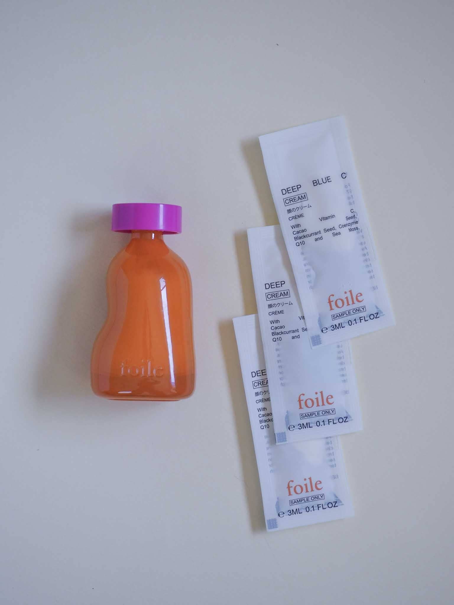 Foile - Deep Blue C Cream Sample