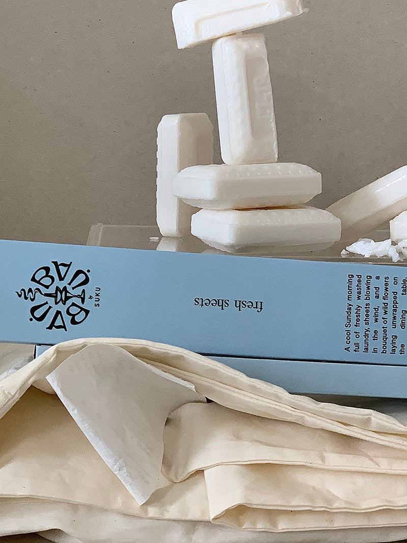 SUKU - Bau Bau Fresh Sheets Sandalwood and White Musk Incense