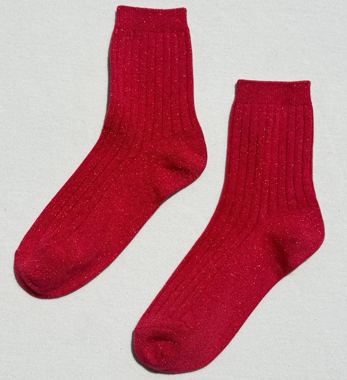 LE BON SHOPPE - Her Socks Lurex - Ruby Glitter