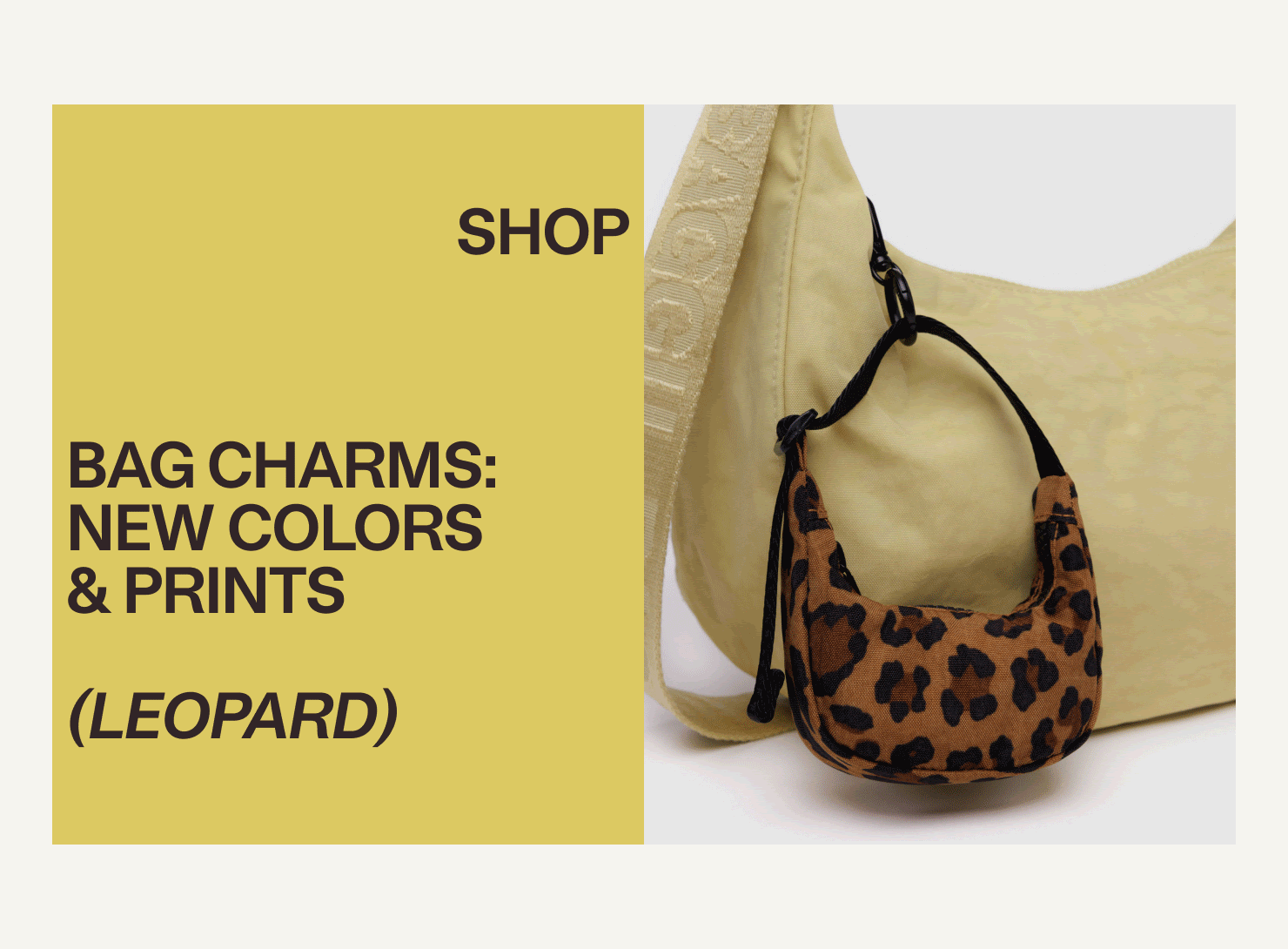 BAGGU | Fanny Pack Charm Butter