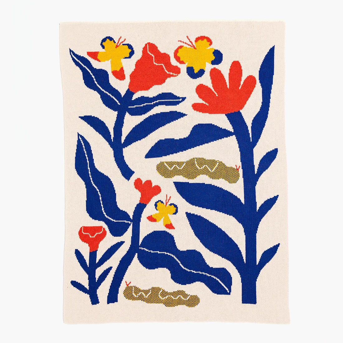 SLOW DOWN STUDIO - Papillons Mini Blanket