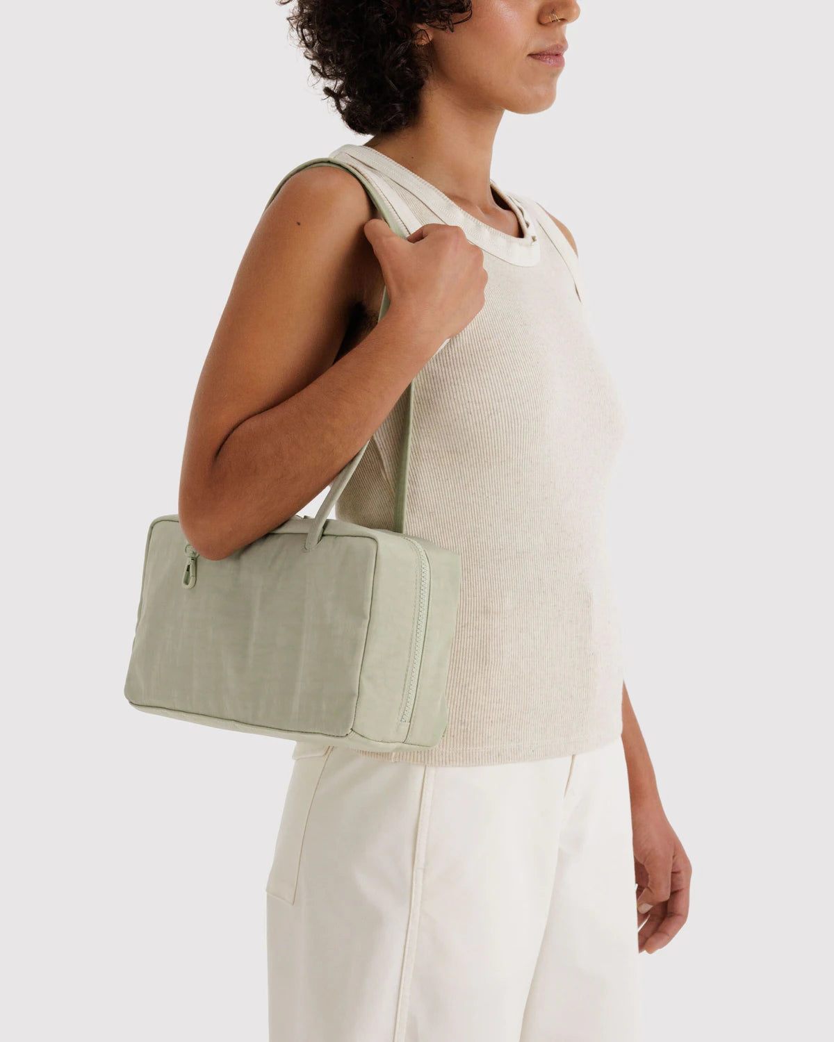 BAGGU - Nylon Bowler Bag - Celadon