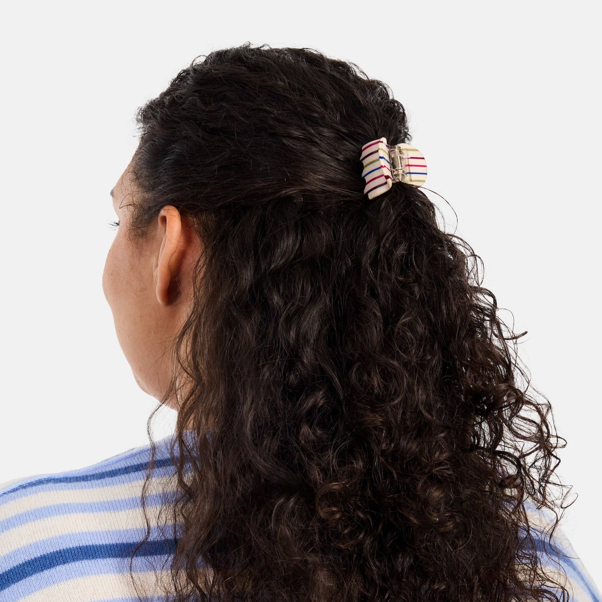 CHUNKS - Midi Ursa Claw in Vanilla Stripe