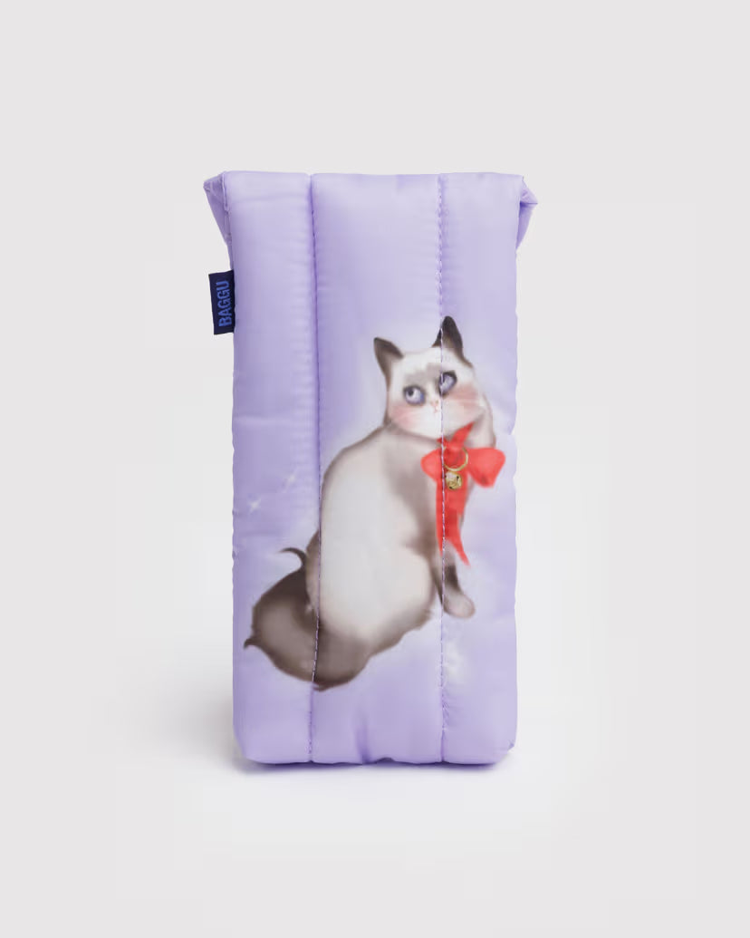 BAGGU - Puffy Glasses Sleeve - Fancy Cats