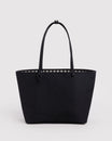 BAGGU - Large Nylon Reversible Tote Bag Black Mix