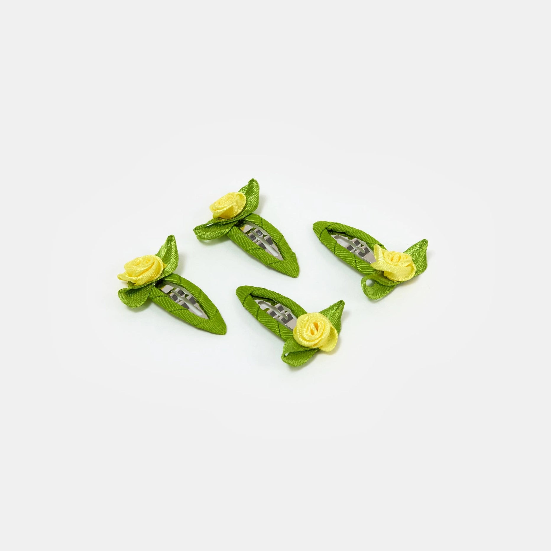 CHUNKS - Rosette Snap Clips in Yellow