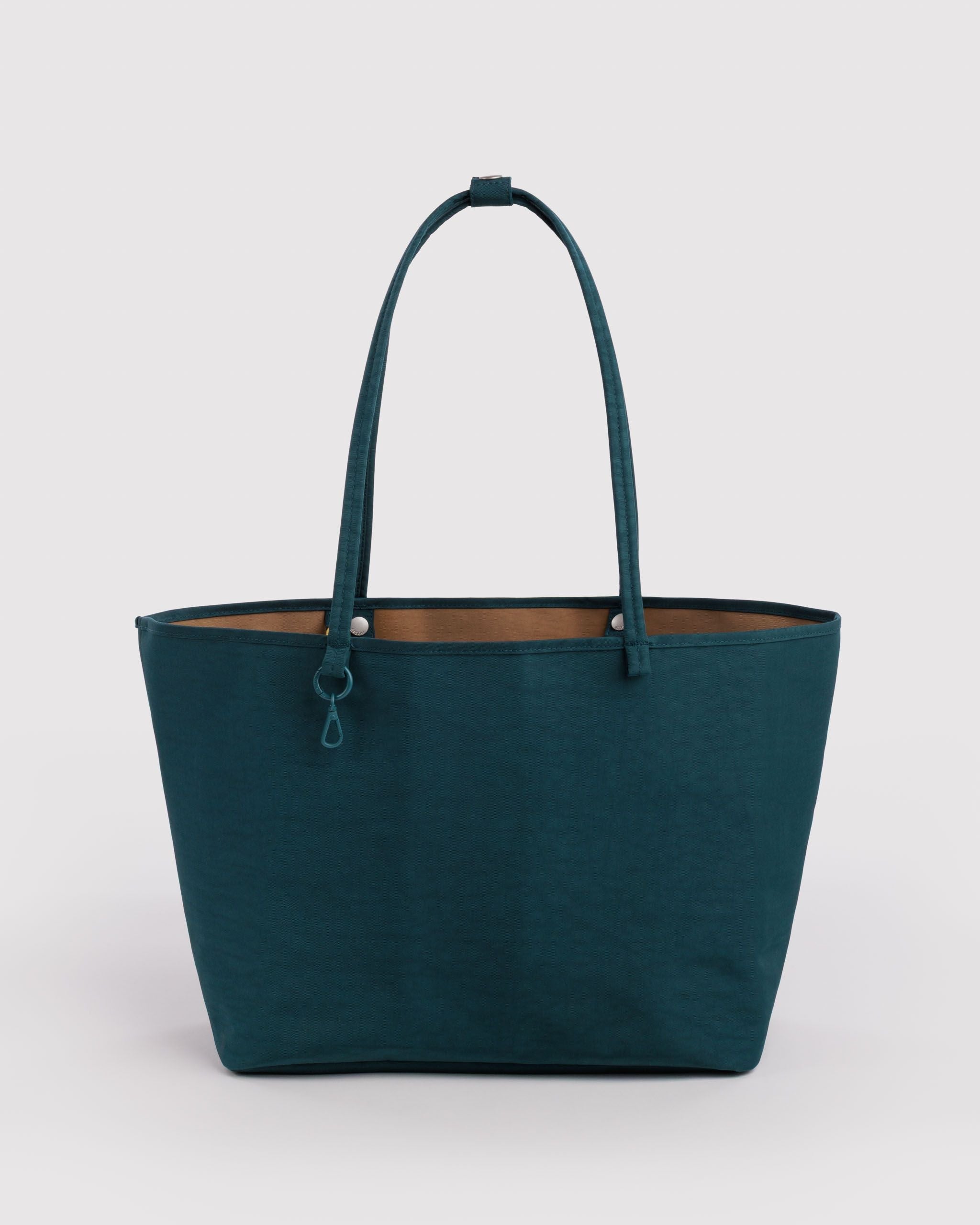BAGGU - Large Nylon Reversible Tote Bag Black Mix