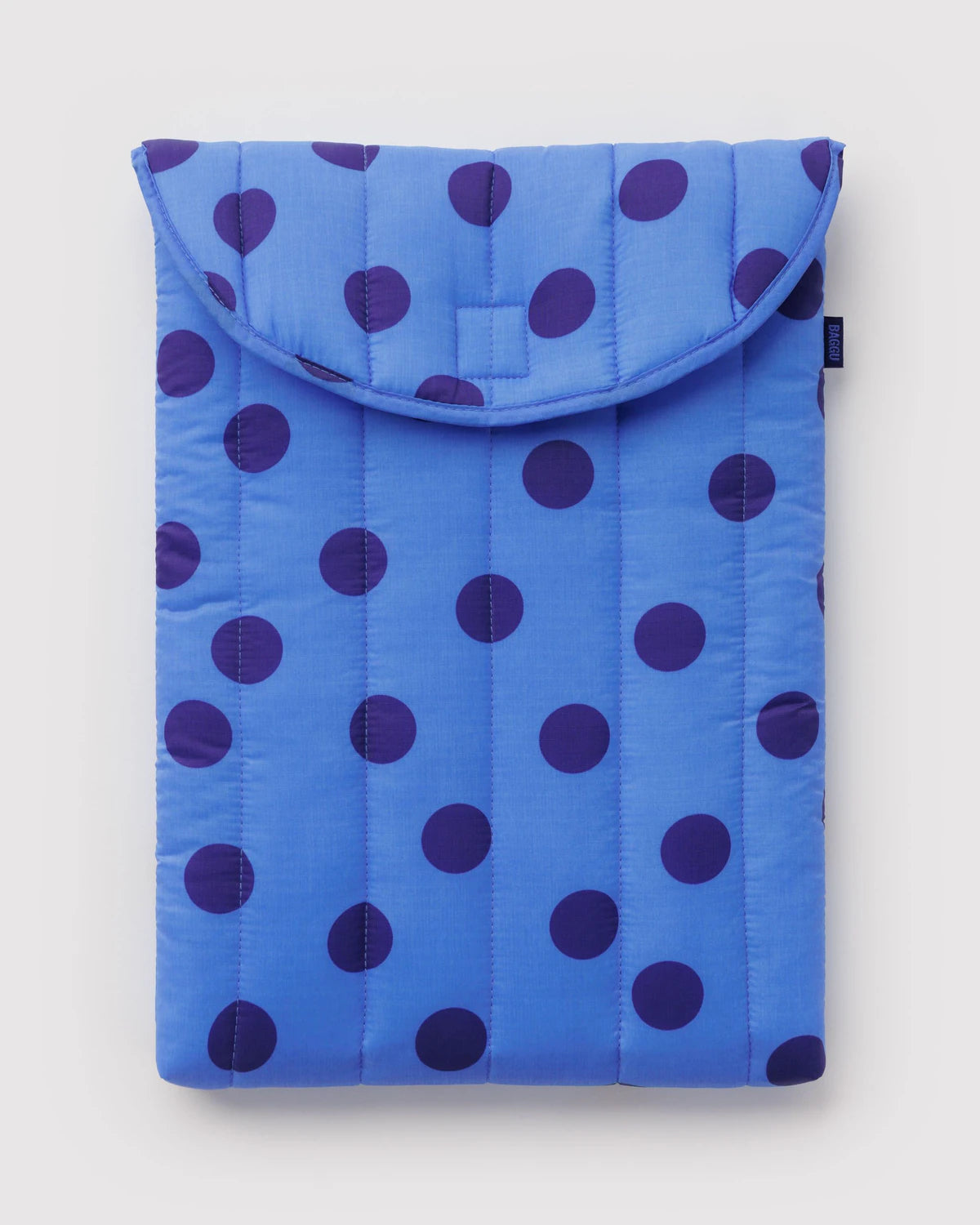BAGGU -Puffy Laptop Sleeve 16" - Blue Polka Dot